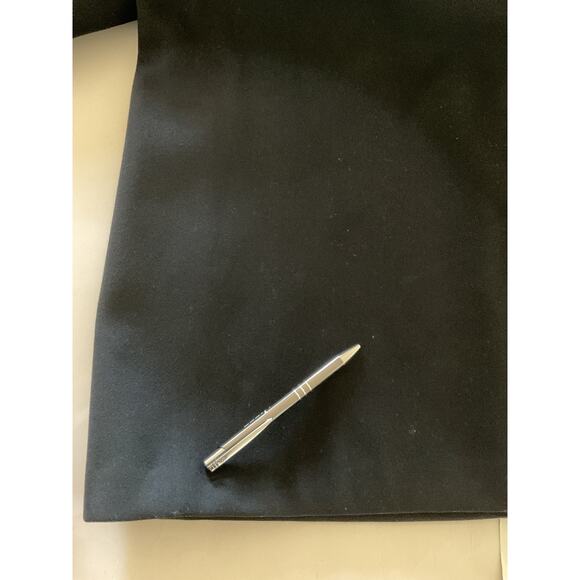 VTG 1942 WWII USN Navy Officers Bridgecoat Peacoat Wool Sz 38 Black Named Dated - Picture 16 of 16